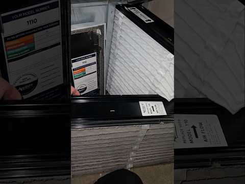 how to replace Aprilaire 110 & 113 air filter