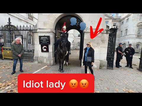 Guard Furious After Tourist Refuses to Move Back!