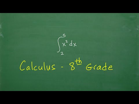 Calculus – taught at the 8th grade level