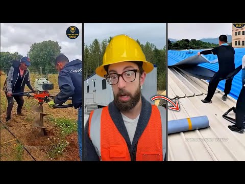 Construction Hacks & Worker Skills Compilation - EP12 🔨 👷😲