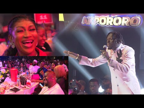 Lolll😂😂😂 Akpororo k!lled it at Ay Live Lagos