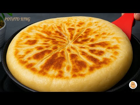 1 Potato, No Yeast | Cheesy Potato Bread in a Pan (No Oven)