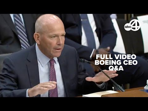FULL VIDEO: Boeing CEO Q&A fireworks at Senate hearing over company's, "broken safety culture"