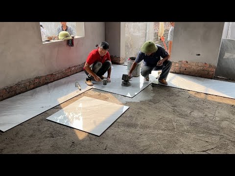 Construction Bedroom Floor With Easy Ceramic Tiles