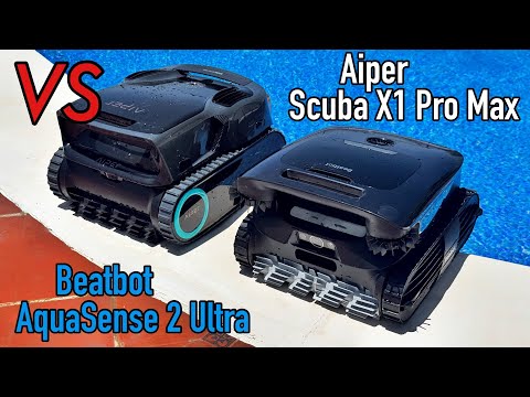 Aiper Scuba X1 Pro Max VS Beatbot AquaSense 2 Ultra! The Ultimate Pool Robot Cleaner Comparison!
