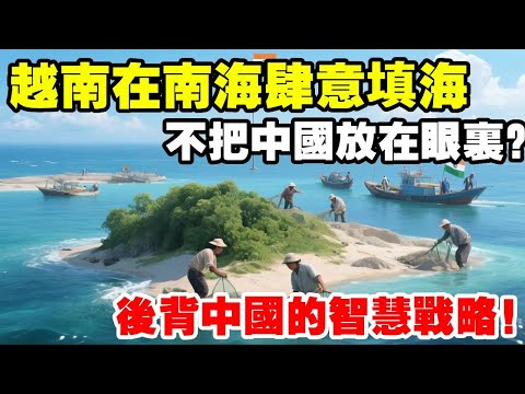 越南在南海肆意填海造岛，中国为何不阻止？背后隐藏中国大智慧！ #地理 #南沙群岛 #越南 #填海造岛