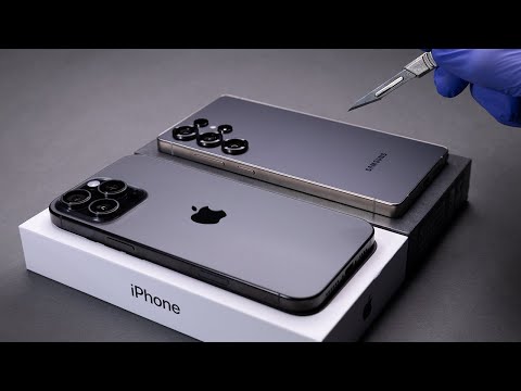 iPhone 16 Pro Max VS Samsung Galaxy S25 Ultra Unboxing - ASMR