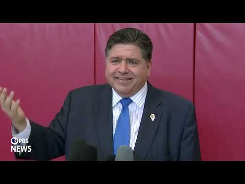 WATCH: Illinois' Pritzker calls on GOP governors to speak out against Trump's use of National Guard