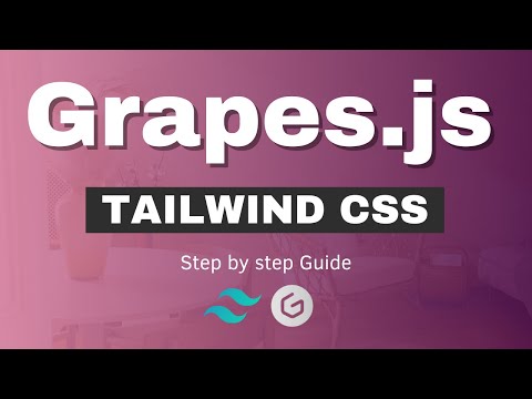 How to integrate Tailwind CSS with GrapesJS to make a Drag and Drop GUI?