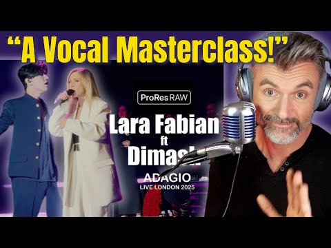 Pro Vocal Coach Reacts: Lara Fabian & Dimash Kudaibergen ‘Adagio’ LIVE LONDON Wembley 2025
