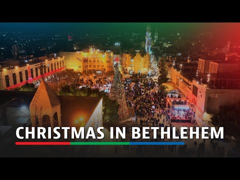 Christmas spirit returns to Jesus's birthplace after two years of war