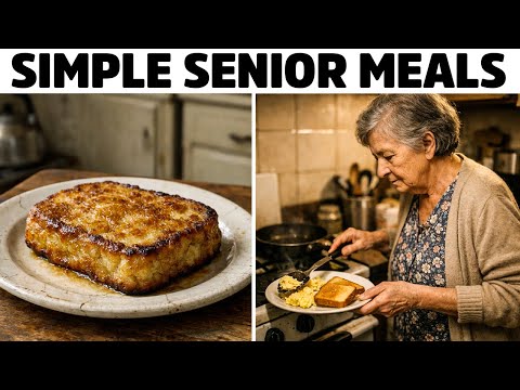 30 CHEAP Vintage 10‑Minute Dinners for Seniors Living Alone!