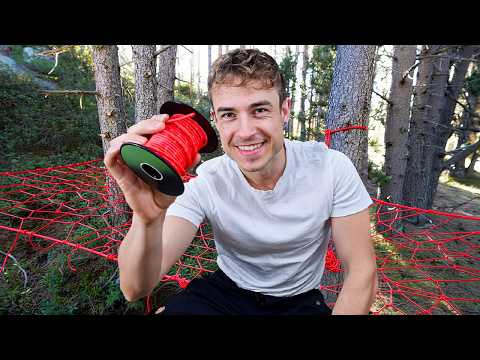 I Create a Floating Shelter with Just One Rope and Spend the Night