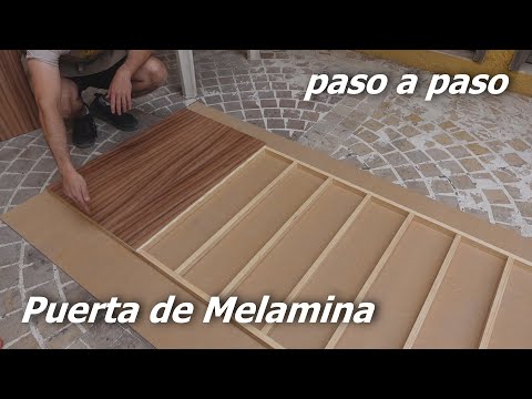 How to make a DOOR? | MELAMINE DOOR | STEP BY STEP