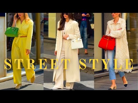 How stylish people dress in Milan during Design Week 2025 | Chic spring outfits & luxury details