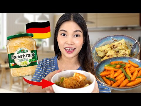 ich koche asiatische Gerichte aus DEUTSCHEN Zutaten