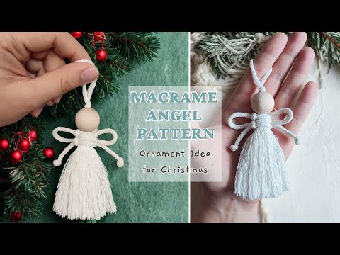 Minimalist Macrame Angel | Easy DIY for Beginners 👼🏼