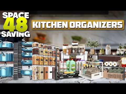 48 Unique Space Saving Kitchen Organizer on Amazon for Tiny Kitchens!
