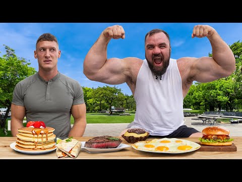 I ate Pro Arm Wrestler's 6,000 CALORIE diet