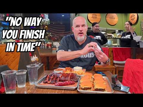 Attempting The Undefeated "0l' 96er" Entire BBQ Challenge - "No Way You Finish!"