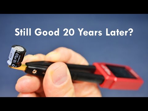 20-Year-Old Capacitors — They Look Fine, But Do They Still Work? Featuring ZOYI ZT-MD2 Tweezers