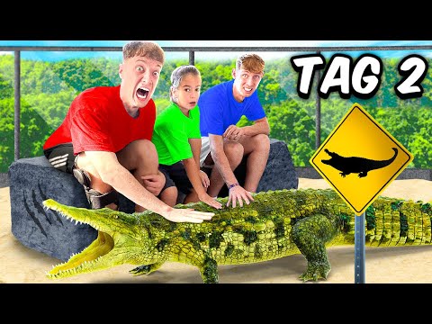 Wer als letztes KROKODIL loslässt gewinnt 10.000€ 😱 (EXTREM)