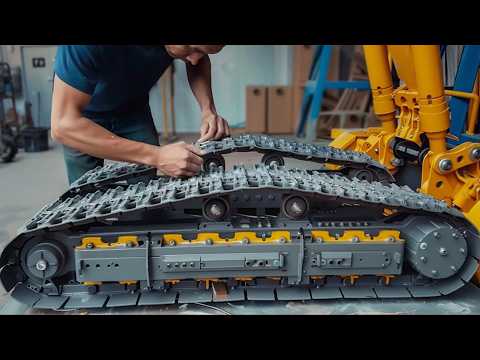 Man Builds Miniature RC Excavator Using Only PVC | by @Vang Hà