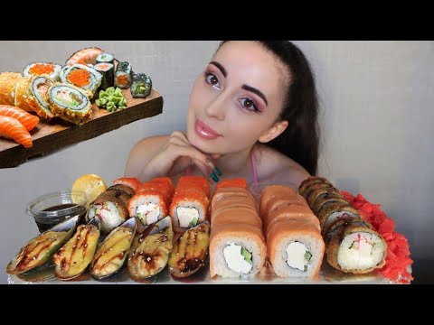 ANSWERING HATE #2 / Mukbang Sushi 🍣 Ayka Emilly