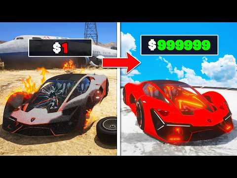 Finding and Repairing Futuristic Cars in GTA 5!