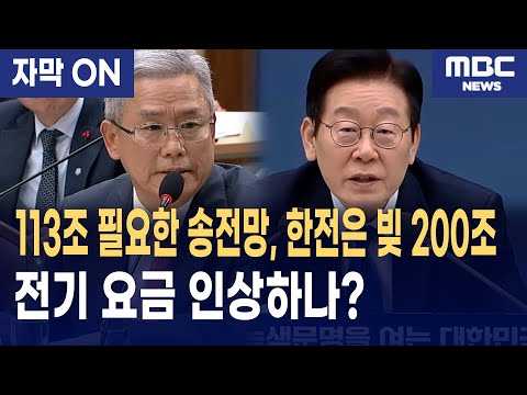 [자막] 한전 빚 200조, 송전망은 필요… 이재명 대통령이 꺼낸 방법은?