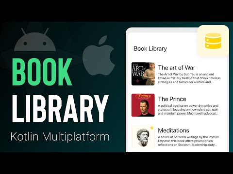 Build a Book Library App for Android & iOS using ROOM KMP (MVVM)