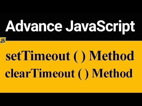 setTimeout and clearTimeout Methods in JavaScript (Hindi)