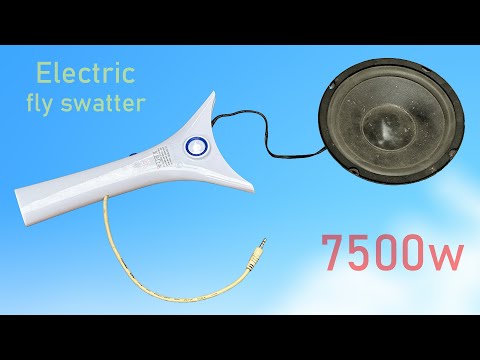DIY Powerful Ultra Bass Amplifier Electric Fly Swatter , no IC , simple circuit