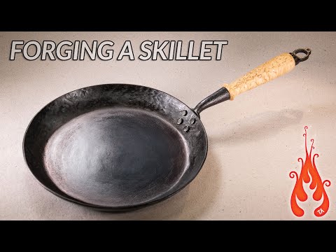 Blacksmithing - Making a skillet / frying pan