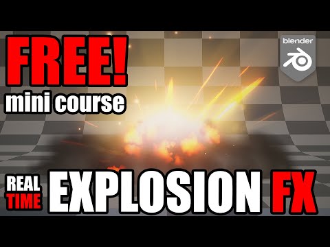 Explosion VFX tutorial in Blender - part 01