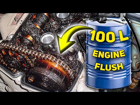 Will a barrel of engine flush clean a sludgy engine?