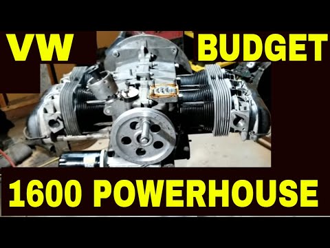 Extreme budget 1600 VW engine build
