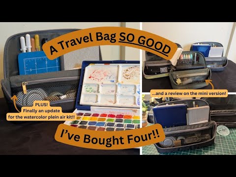 The BEST Travel Art Bag for Watercolor Artists + My Plein Air Setup