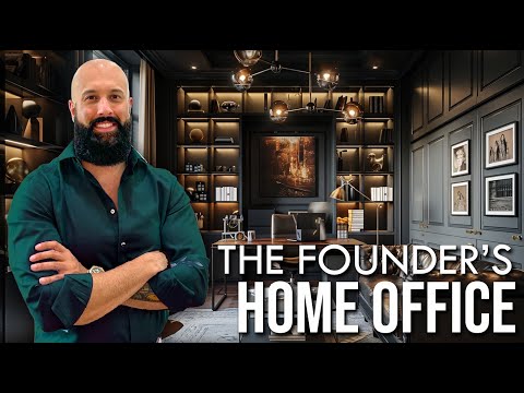 I Made an Executive Masculine Home Office