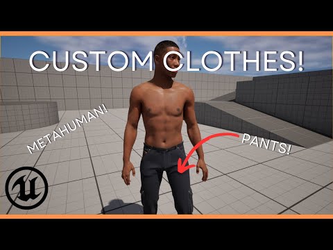 How to add custom clothes to metahumans! | Unreal Engine 5 Tutorial