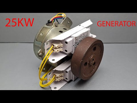 Generate 220V 20KW Free Electricity At Home Self Running True 100%