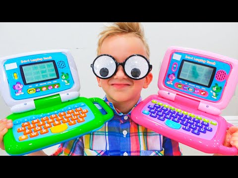 Vlad and Niki choosing a new profession - Funny stories for kids