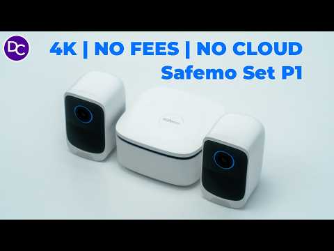 PRIVACY Minded Security Camera! Safemo P1 4K Solar Security Camera