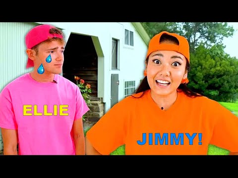 Ellie Twin Challenge with Jimmy for 24 Hours | The Ellie Sparkles Show