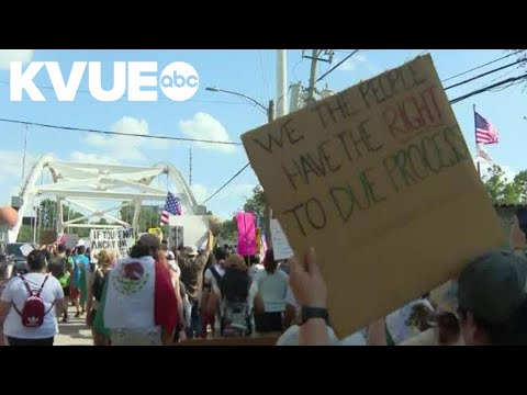 Demonstrators in Houston, San Antonio join protests over ICE raids and deportations