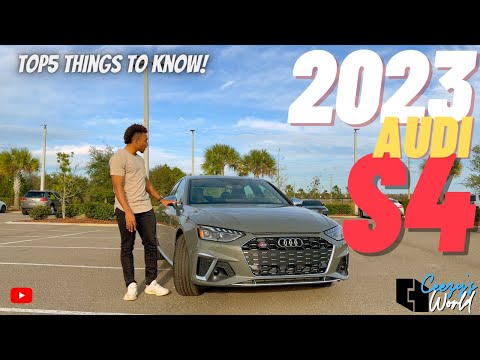 2023 Audi S4 [TOP 5 THINGS TO KNOW] + DRIVE