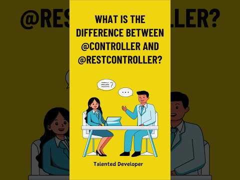 Controller vs RestController in Spring Boot? | Java Interview Question | Java Shorts #TDshorts 12