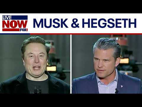 Watch: Pete Hegseth, Elon Musk speak at Starbase