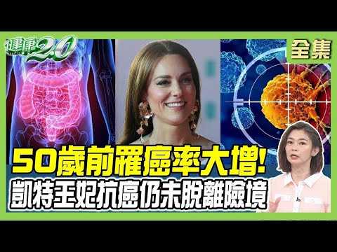 凱特王妃抗癌仍未脫離險境！ 世界研究 50歲前罹癌率大增 腎臟癌 腸癌年輕化！【健康2.0 完整版】#鄭凱云 #吳志謙 #江守山 #施丞修 #許瓊月 #陳之穎 @tvbschannel