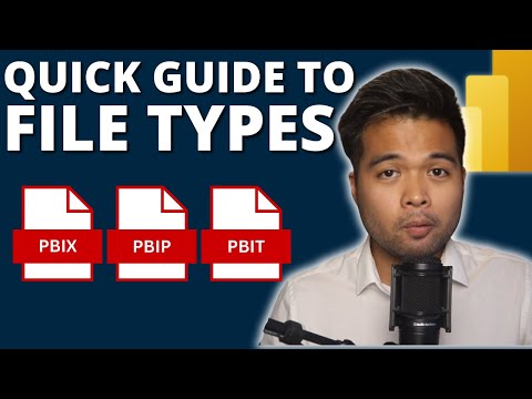 QUICK GUIDE TO POWER BI FILE FORMATS // PBIX, PBIT, PBIDS, PBIP, PBIR, PBIDS, TMSL, TMDL